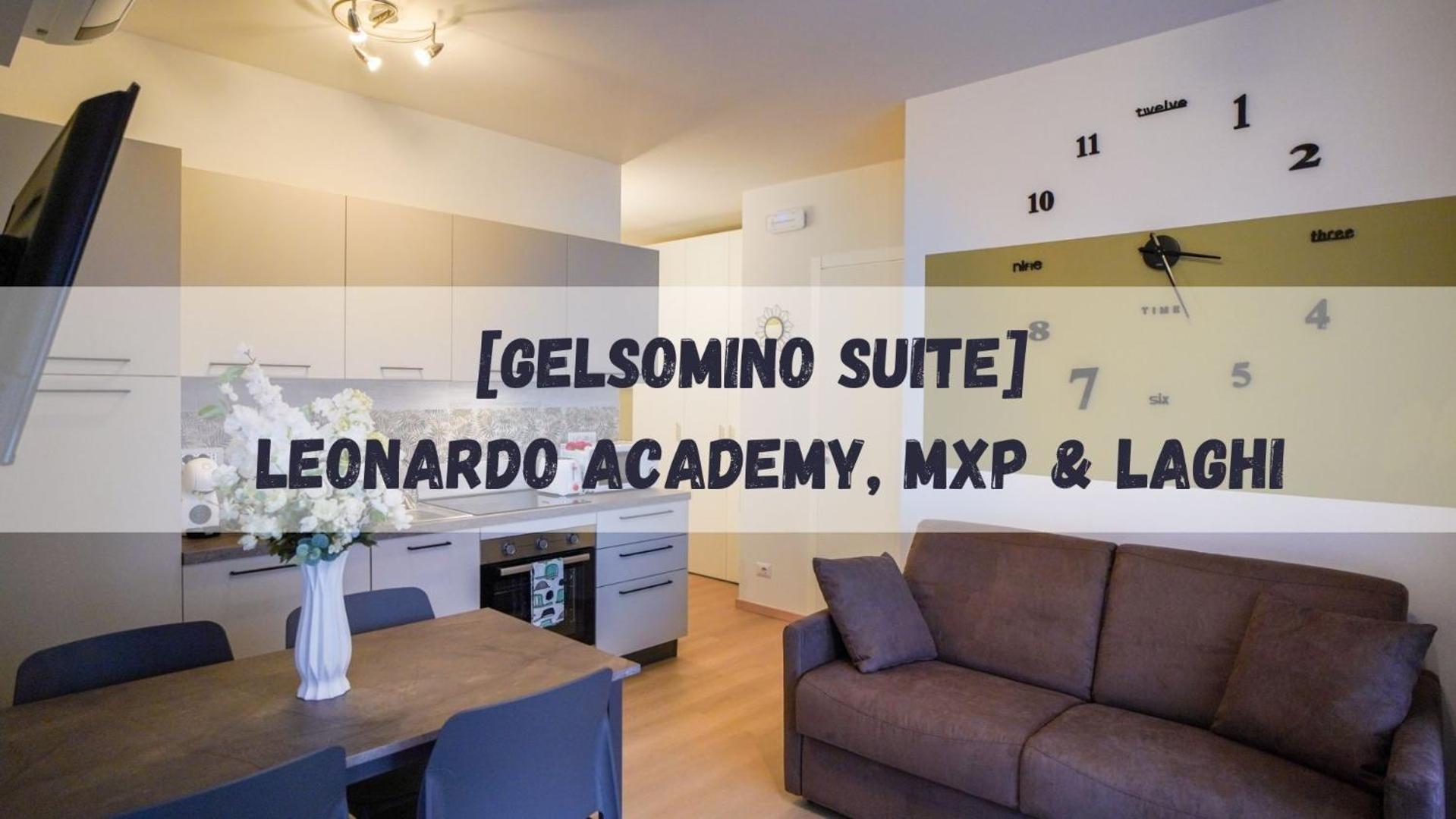 Gelsomino Suite Leonardo Academy, Mxp & Laghi Сесто Календе Екстериор снимка